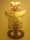 Stylized Gold Figure
