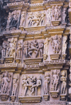 Carvings Khajuraho Temple Complex