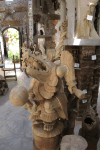 Wood-carved Statue