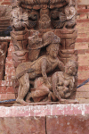 Erotic Figures Carved Wood